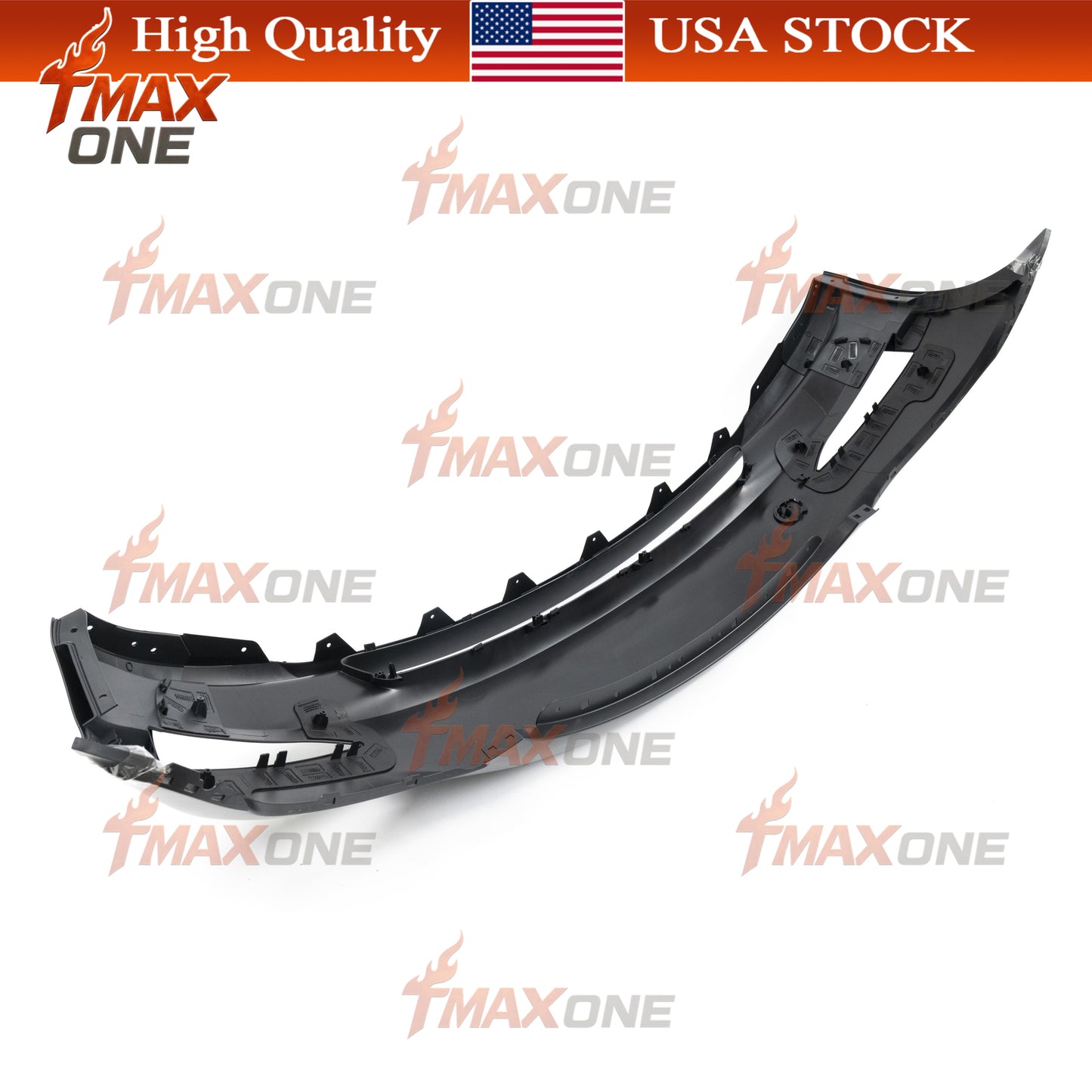 Tmaxone Front Bumper Fascia Unpainted Without Parking Assist Brackets for Tesla Model 3 2017-2023 1916699-S0-A 1084168-S0-E - Image 6