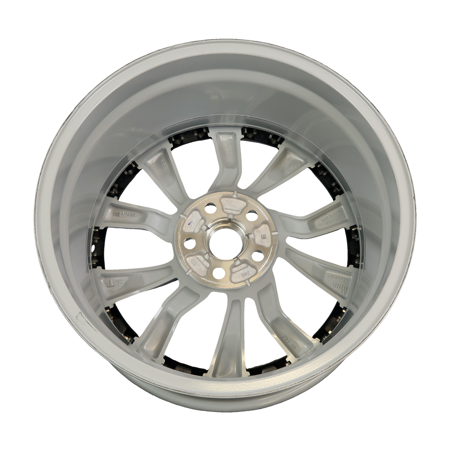 OEM Tesla Model 3 19x8.5J ET38 Helix Silver Alloy Wheel Rim 1344227-00-A
