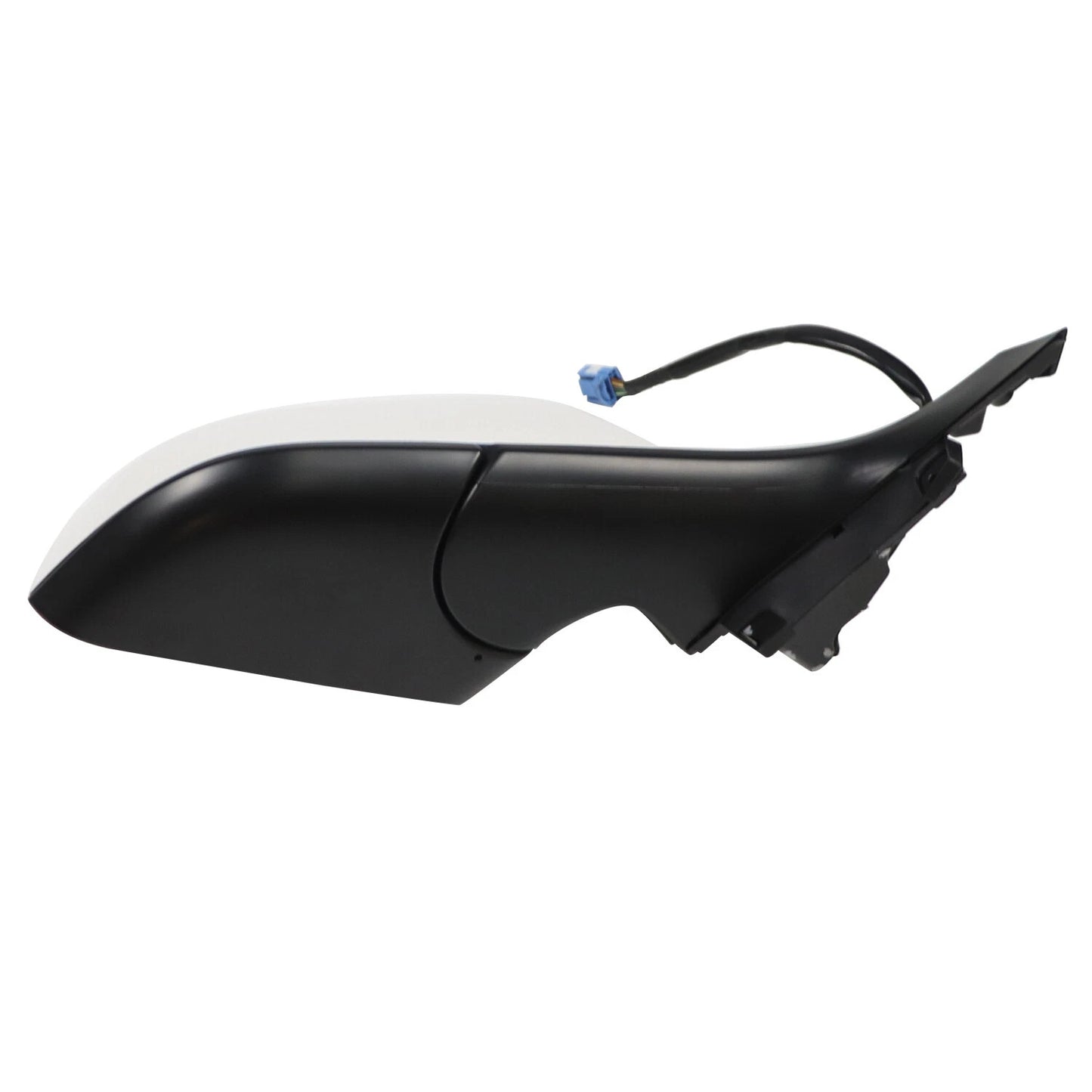 EXTERIOR MIRROR ASSEMBLY - PREMIUM - DOMESTIC - TIGHT HAND - Black/White For Model 3 2017-2023