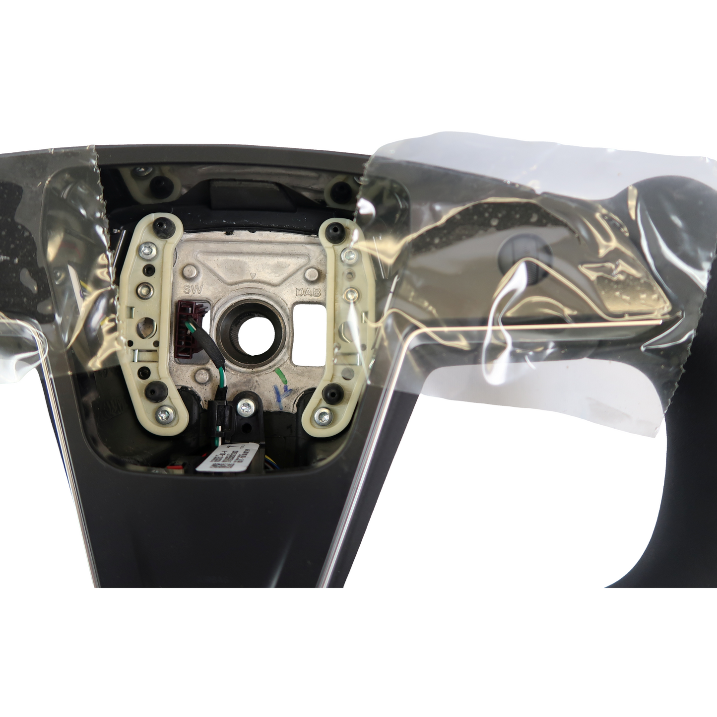 OEM Tesla Model S Model X Yoke Steering Wheel 1622612-00-H Plaid Mechanical Horn