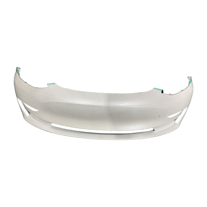 OEM Tesla Model 3 2020-23 Front Bumper Pearl White Without Parking Assist Brackets