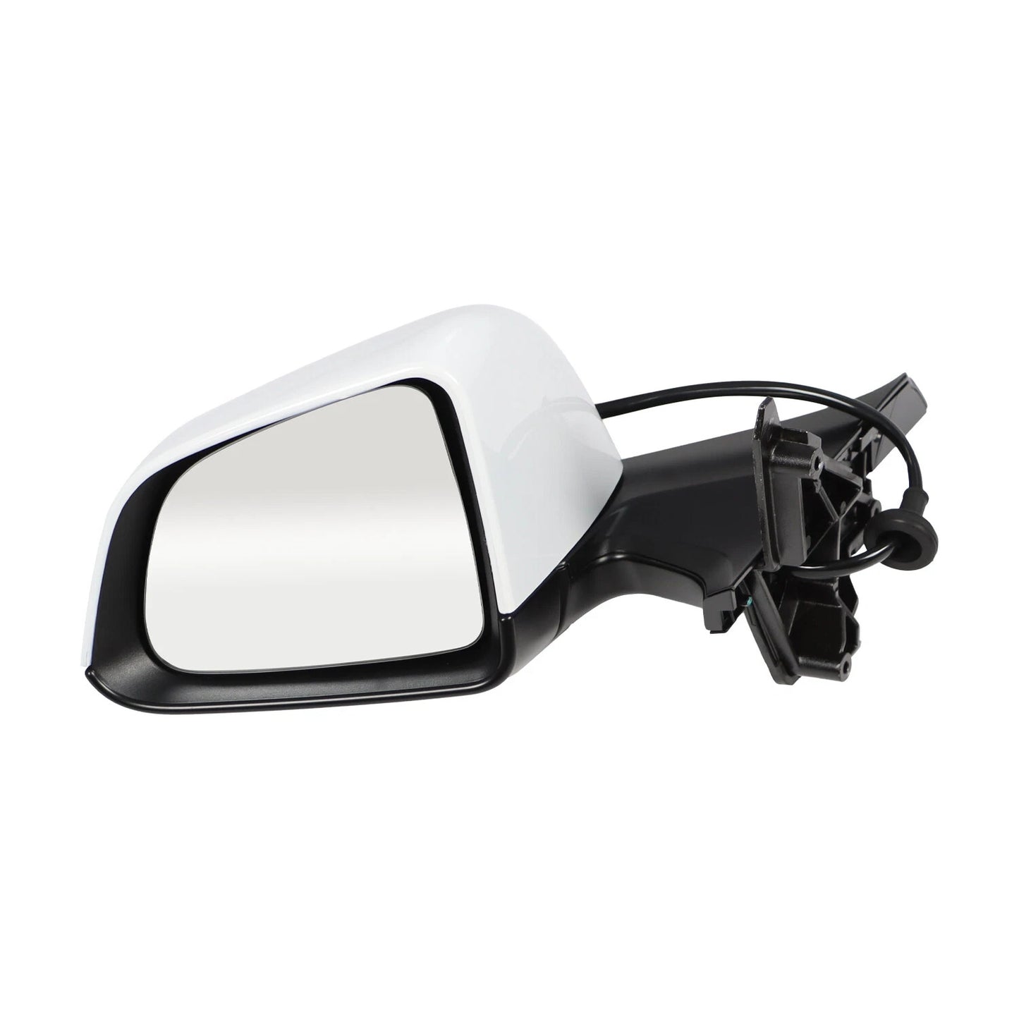 EXTERIOR MIRROR ASSEMBLY - PREMIUM - DOMESTIC - LEFT HAND - Black/White for Model 3 2017-2026