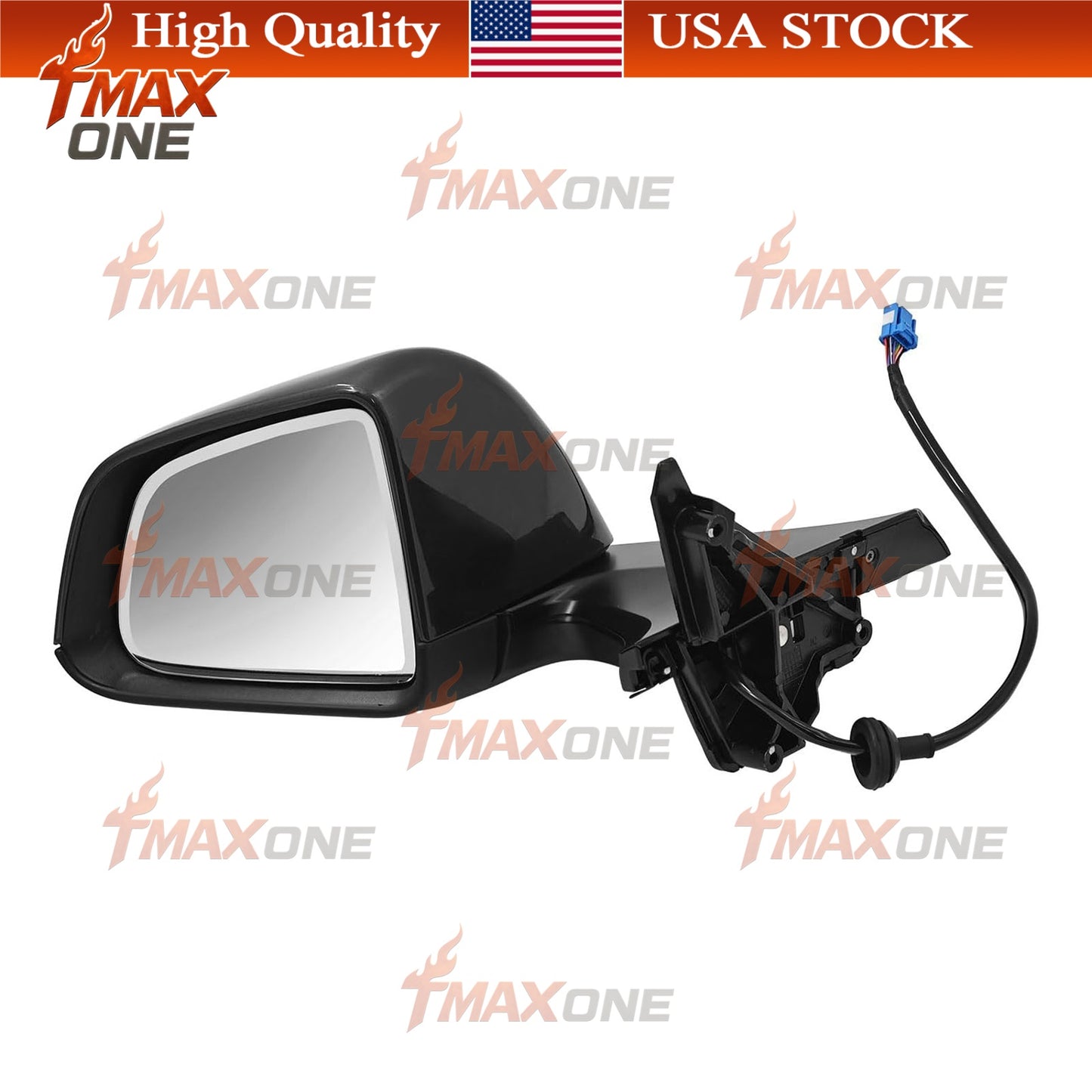 Tmaxone Black Left Side Mirror With Anti-Glare for Tesla Model Y 20-2023 1594111-00-C - Image 4