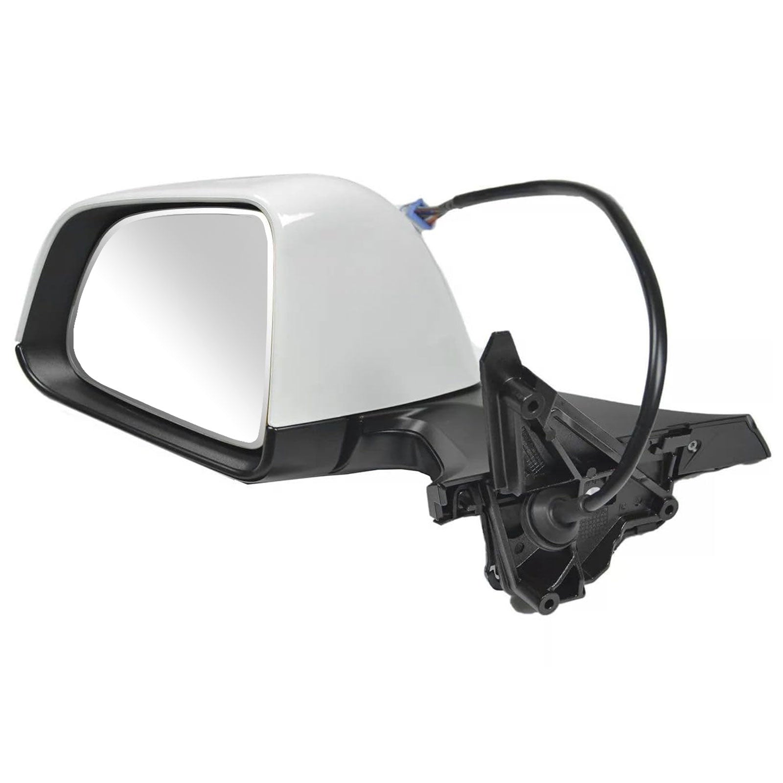 White Left Side Mirror With Anti-Glare for Tesla Model Y 20-2024 1594111-00-C