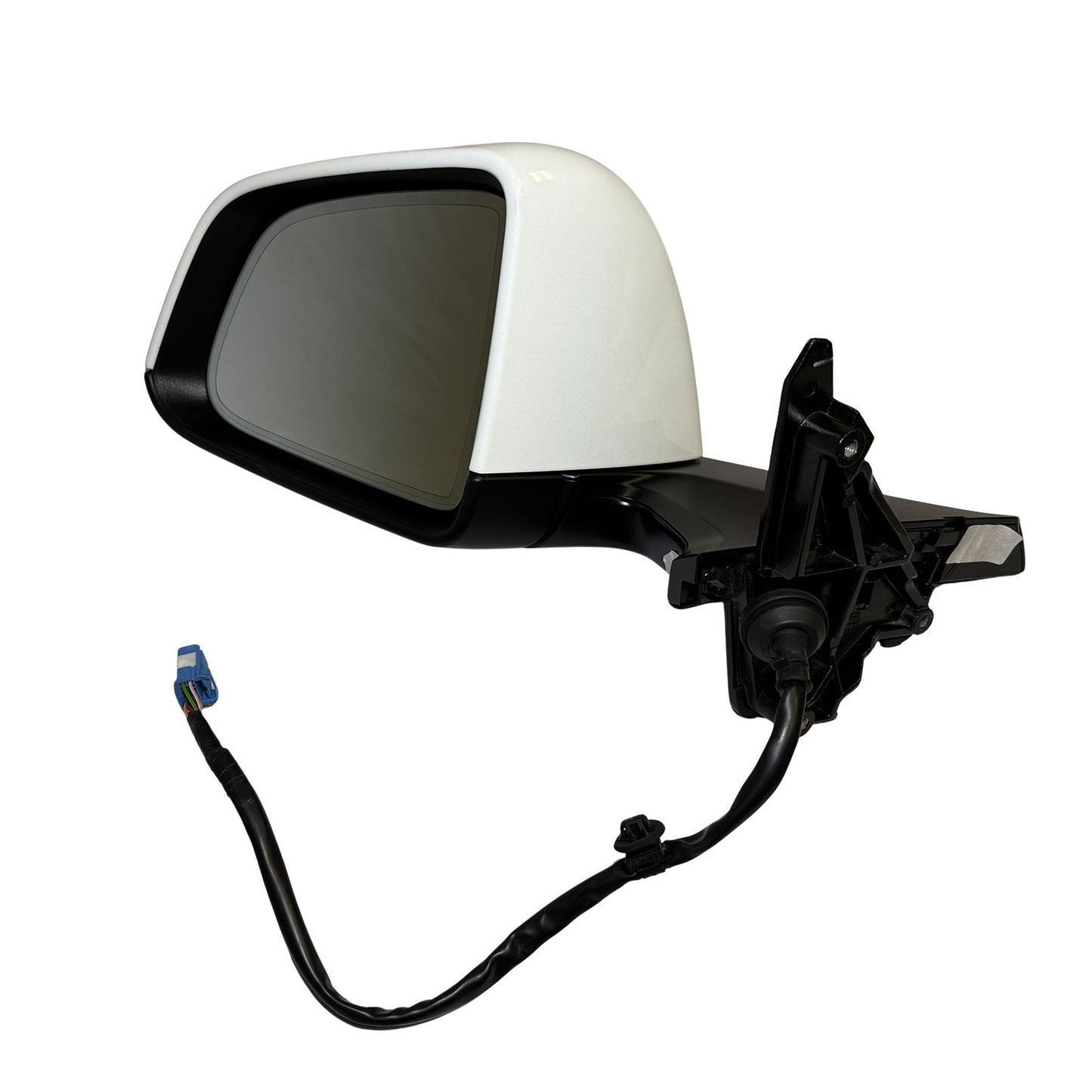White Left Side Mirror With Anti-Glare for Tesla Model Y 20-2024 1594111-00-C