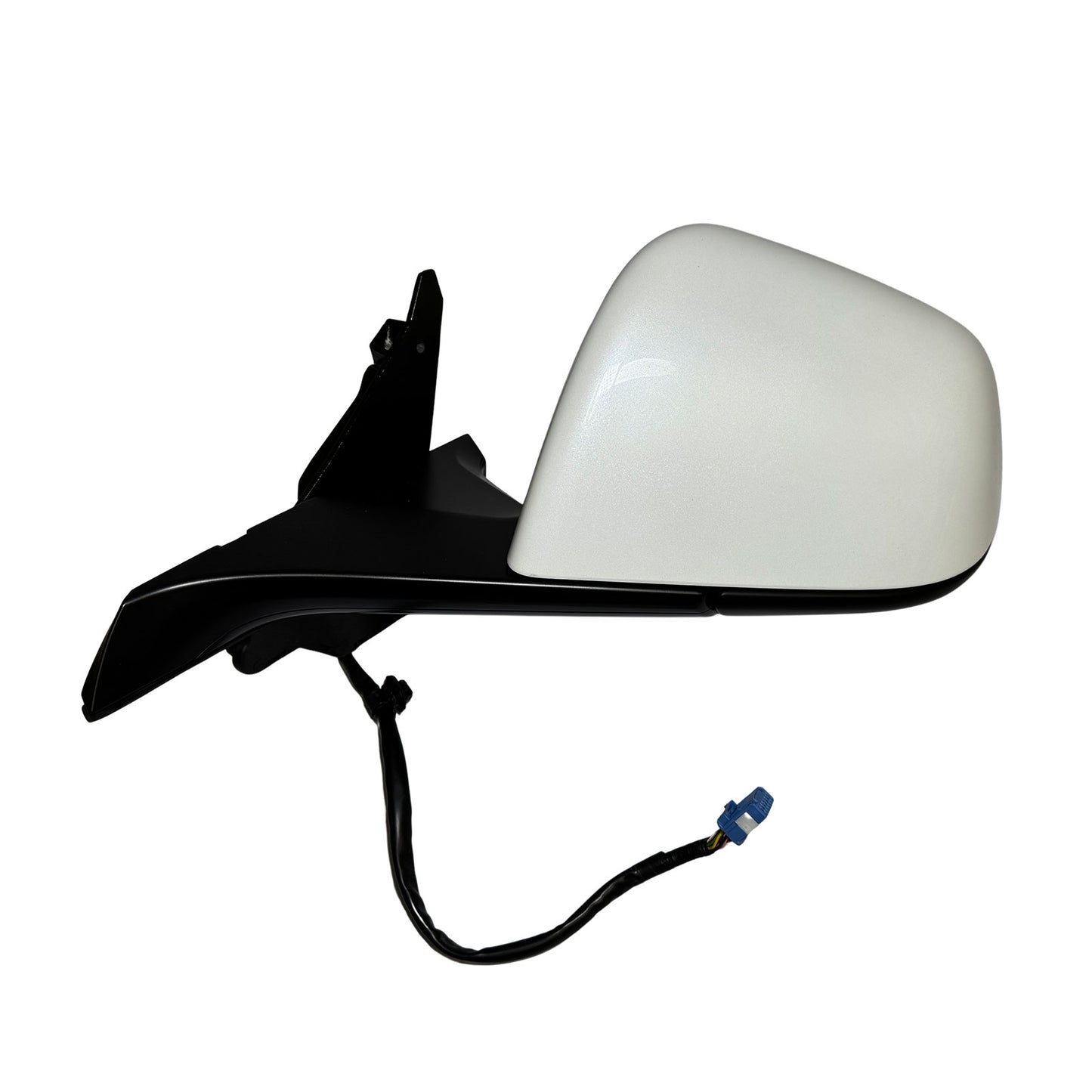 White Left Side Mirror With Anti-Glare for Tesla Model Y 20-2024 1594111-00-C