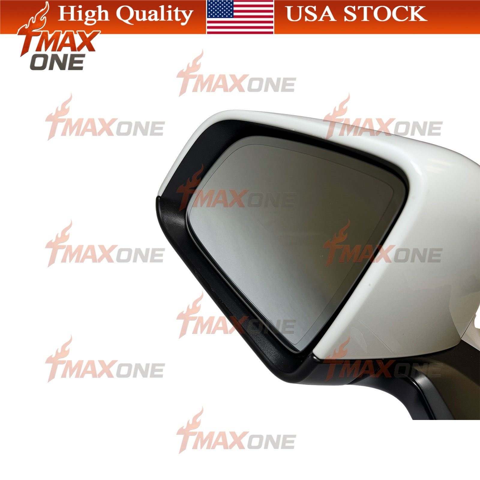 Tmaxone White Left Side Mirror With Anti-Glare for Tesla Model Y 20-2023 1594111-00-C - Image 5