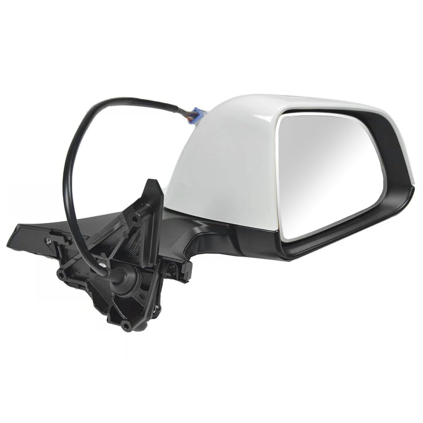 White Right Side Mirror With Anti-Glare for Tesla Model Y 20-2024 1594112-00-C