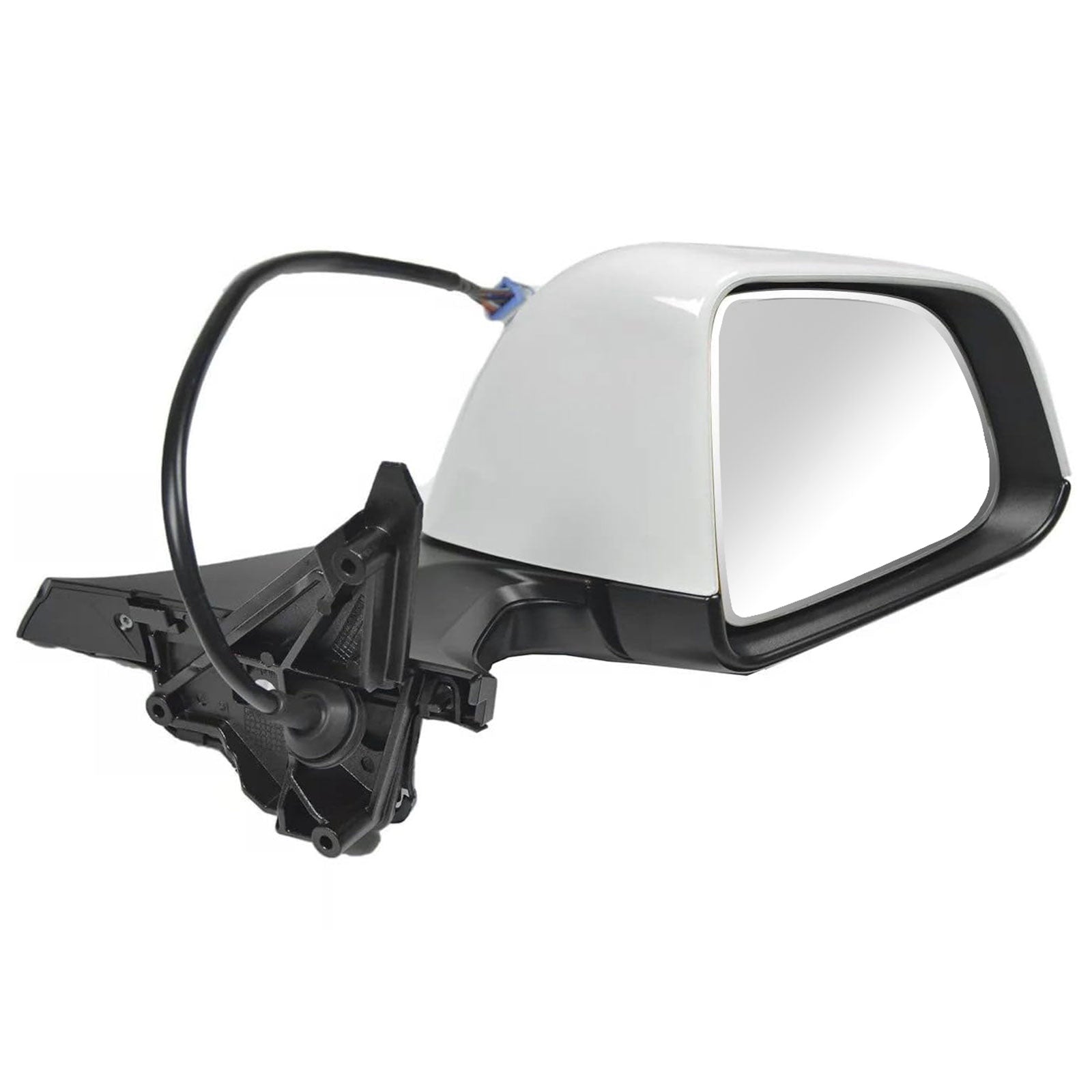 White Right Side Mirror With Anti-Glare for Tesla Model Y 20-2024 1594112-00-C