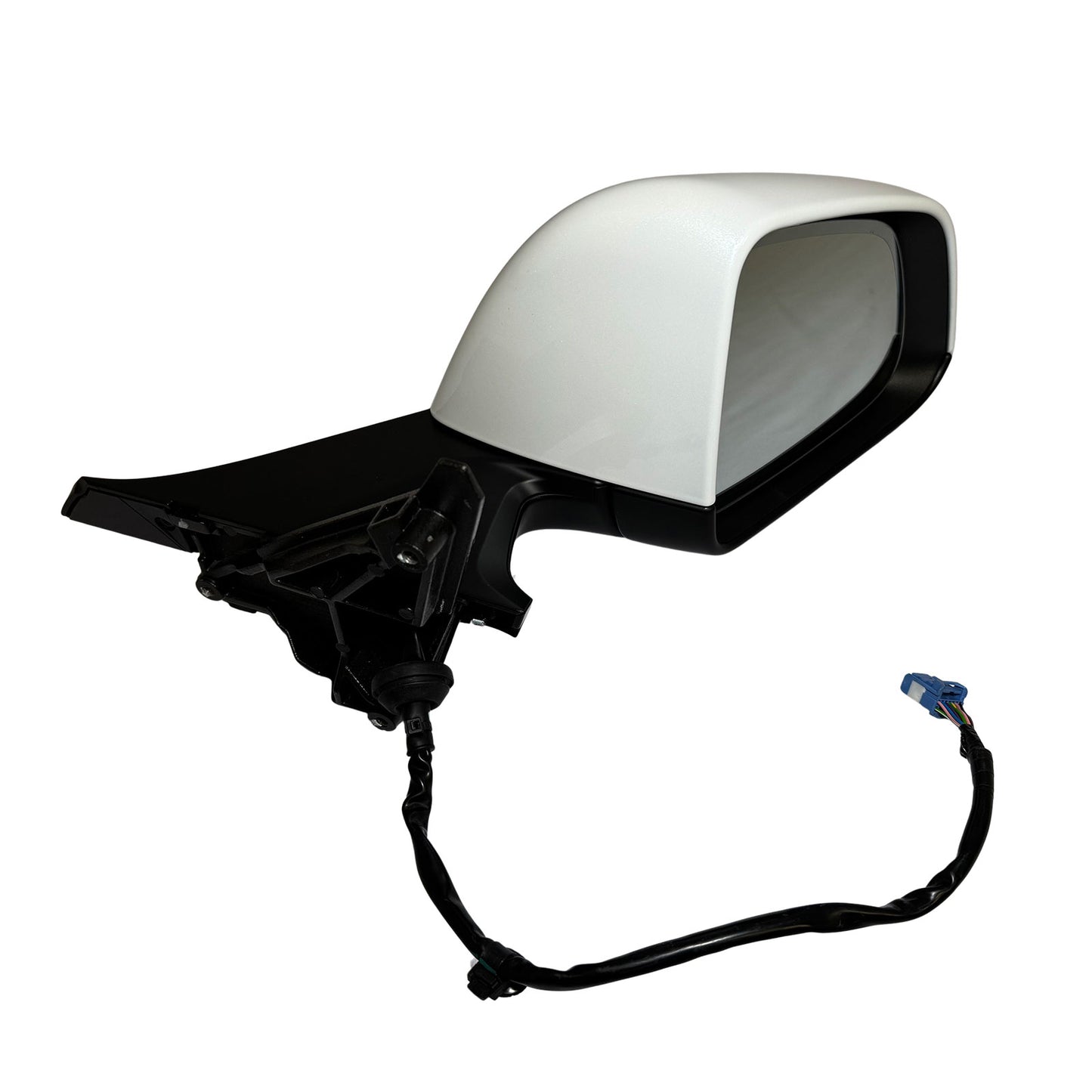 White Right Side Mirror With Anti-Glare for Tesla Model Y 20-2024 1594112-00-C
