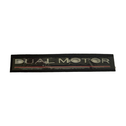Tesla Dual Motor Rear Trunk Emblem Badge Model 3 Y S X Chrome New