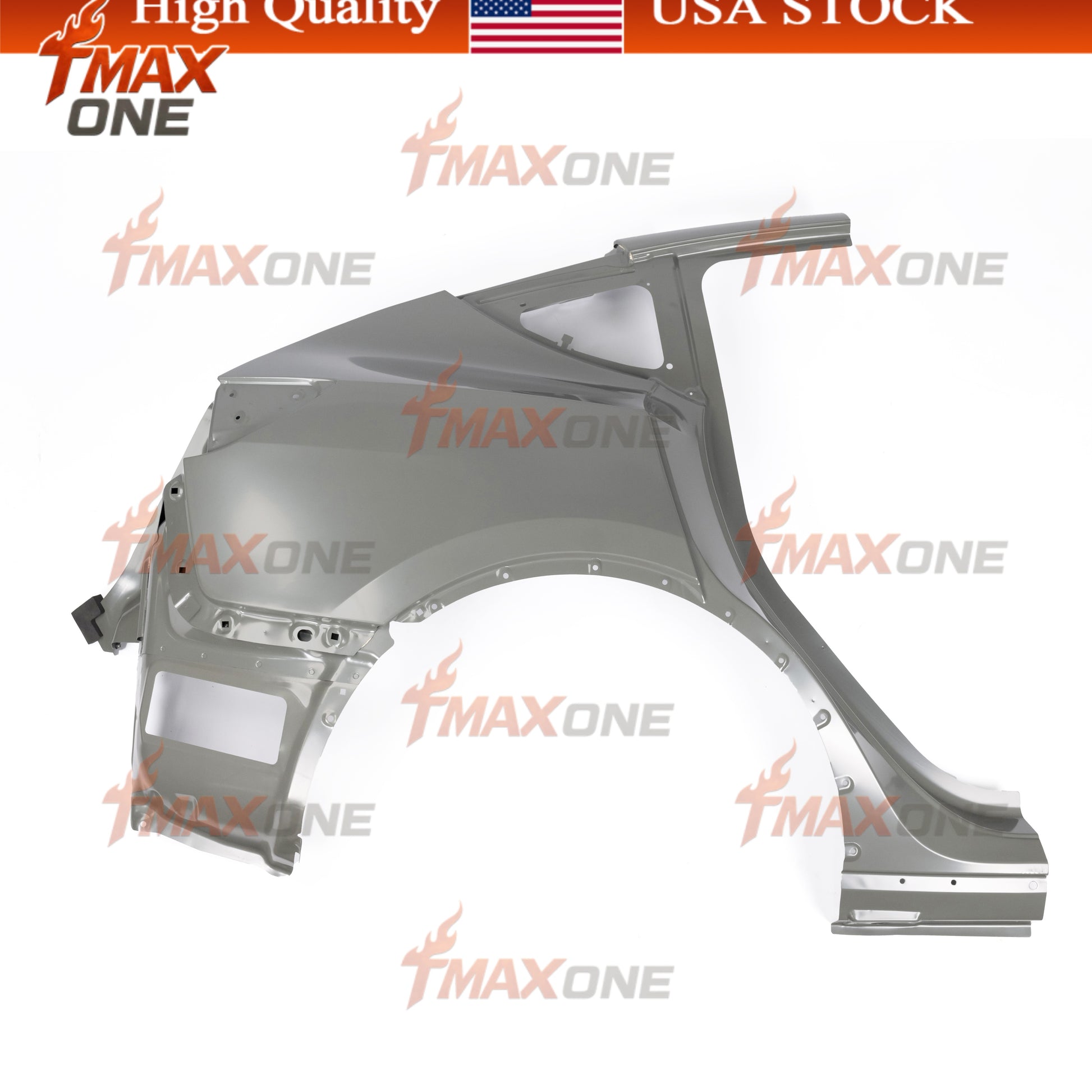 Tmaxone Rear Quarter Outer Assembly Right Passenger Side for Tesla Model Y 2020-2024 1549231-S0-A - Image 1