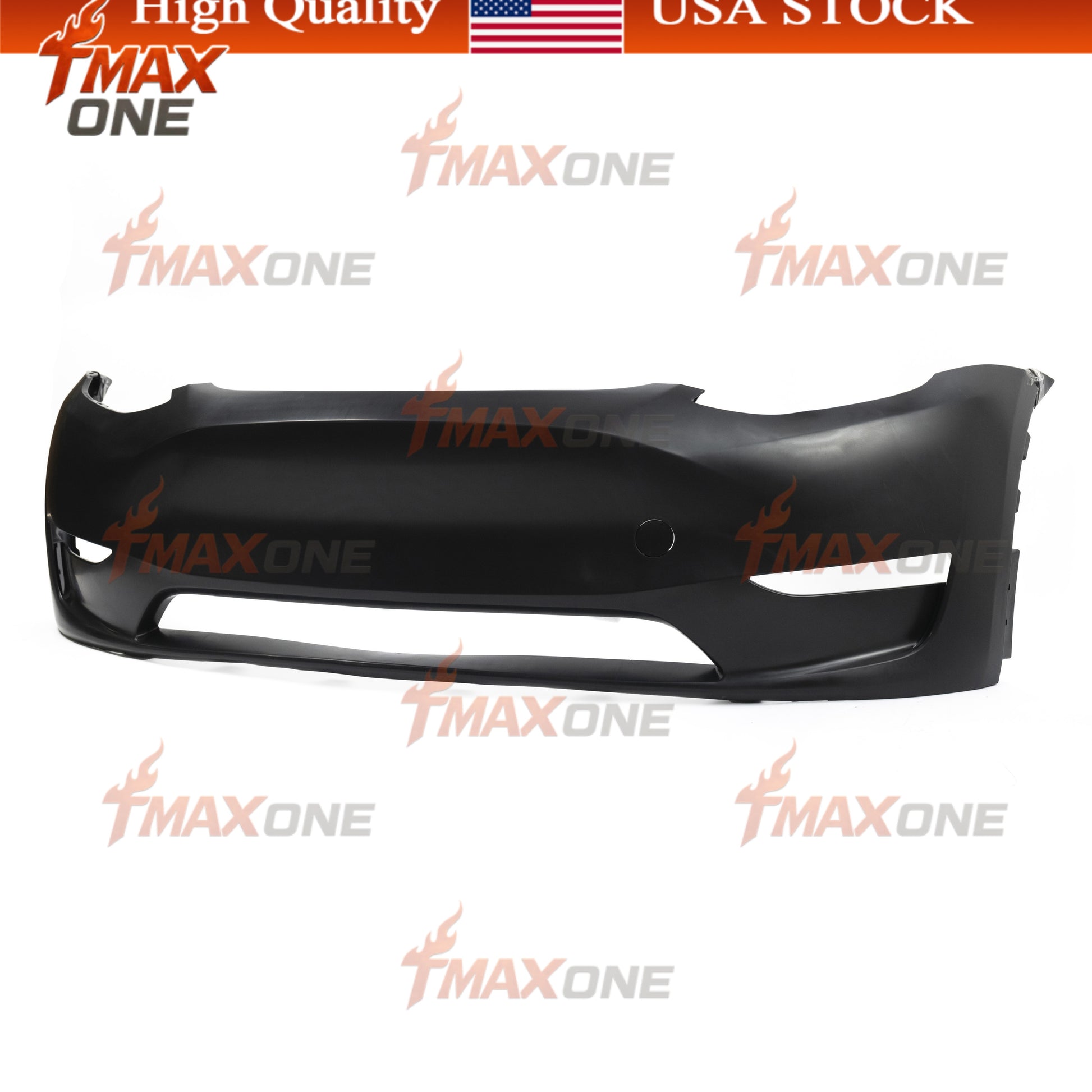 Tmaxone FRONT BUMPER FASCIA Without Sensor Holes for Tesla Model Y 2020-2024 1493736-S0-C - Image 3