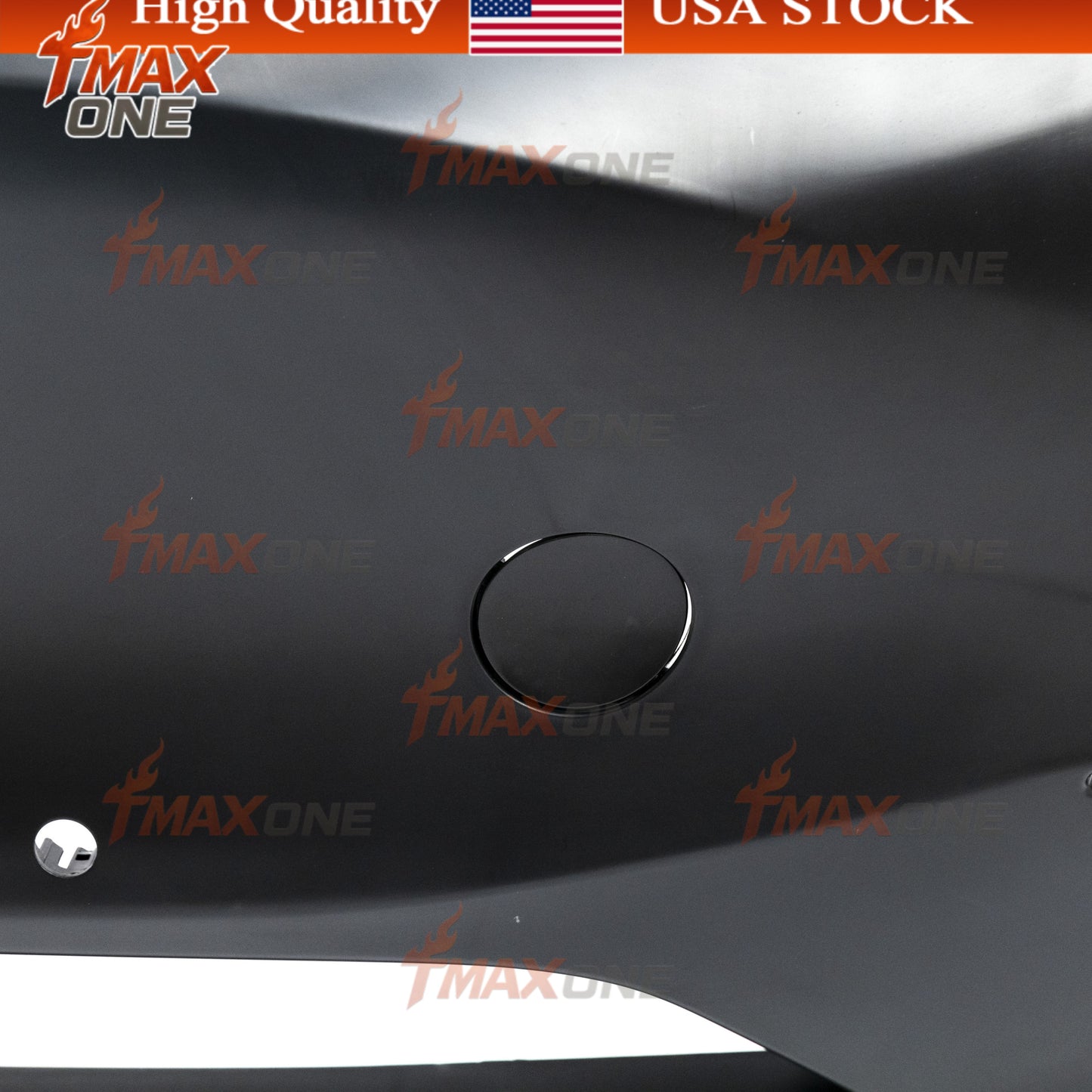 Tmaxone Front Bumper Fascia Unpainted with Parking Assist Brackets for Tesla Model Y 2020-2024 1493736-S0-A - Image 4