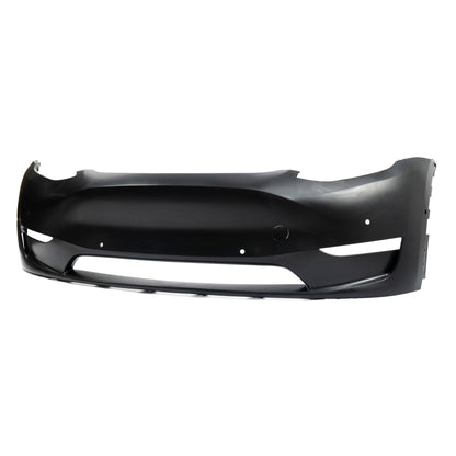 Front Bumper Fascia Unpainted with Parking Assist Brackets for Tesla Model Y 2020-2024 1493736-S0-A