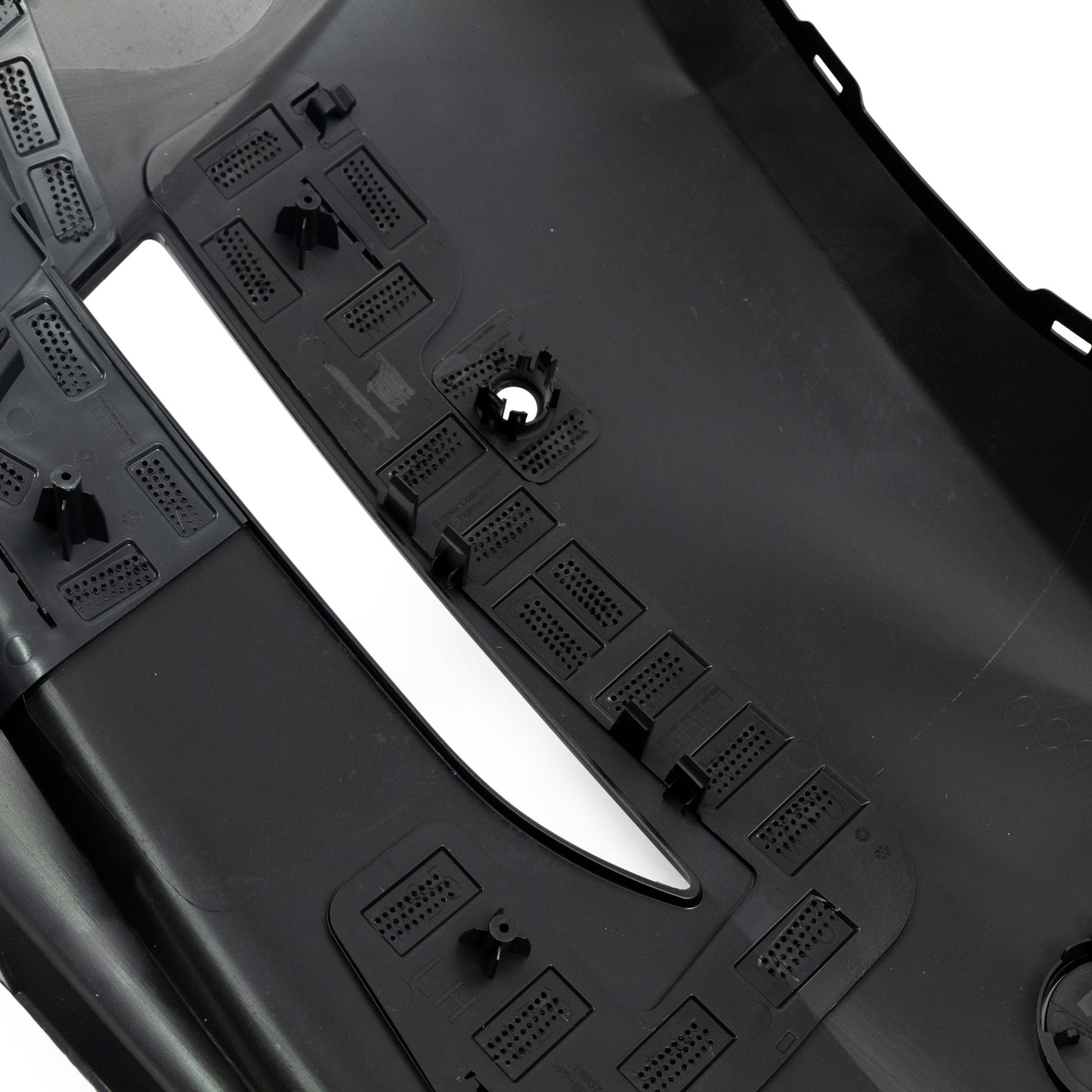Front Bumper Fascia Unpainted with Parking Assist Brackets for Tesla Model Y 2020-2024 1493736-S0-A