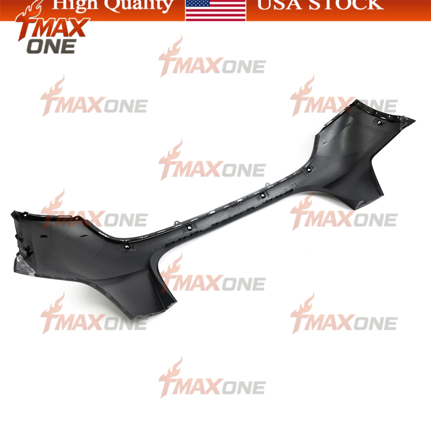 Tmaxone Rear Bumper Fascia Unpainted with Parking Assist Brackets for Tesla Model Y 2020-2024 1493735-S0-A - Image 5