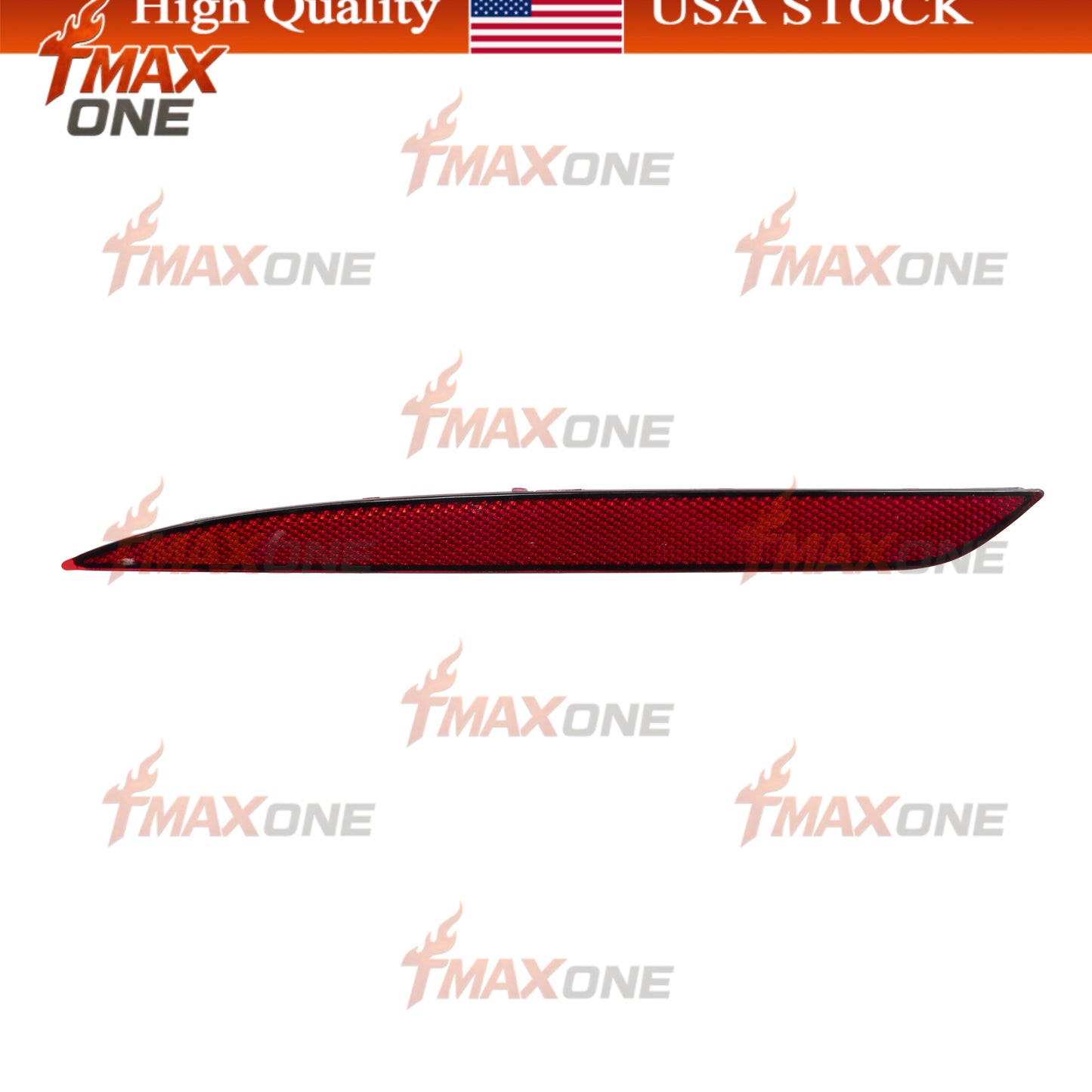 Tmaxone Rear Bumper Reflector Left Driver Side for Tesla Model Y 2020-2024 1495817-00-C 1800034-00-A - Image 1