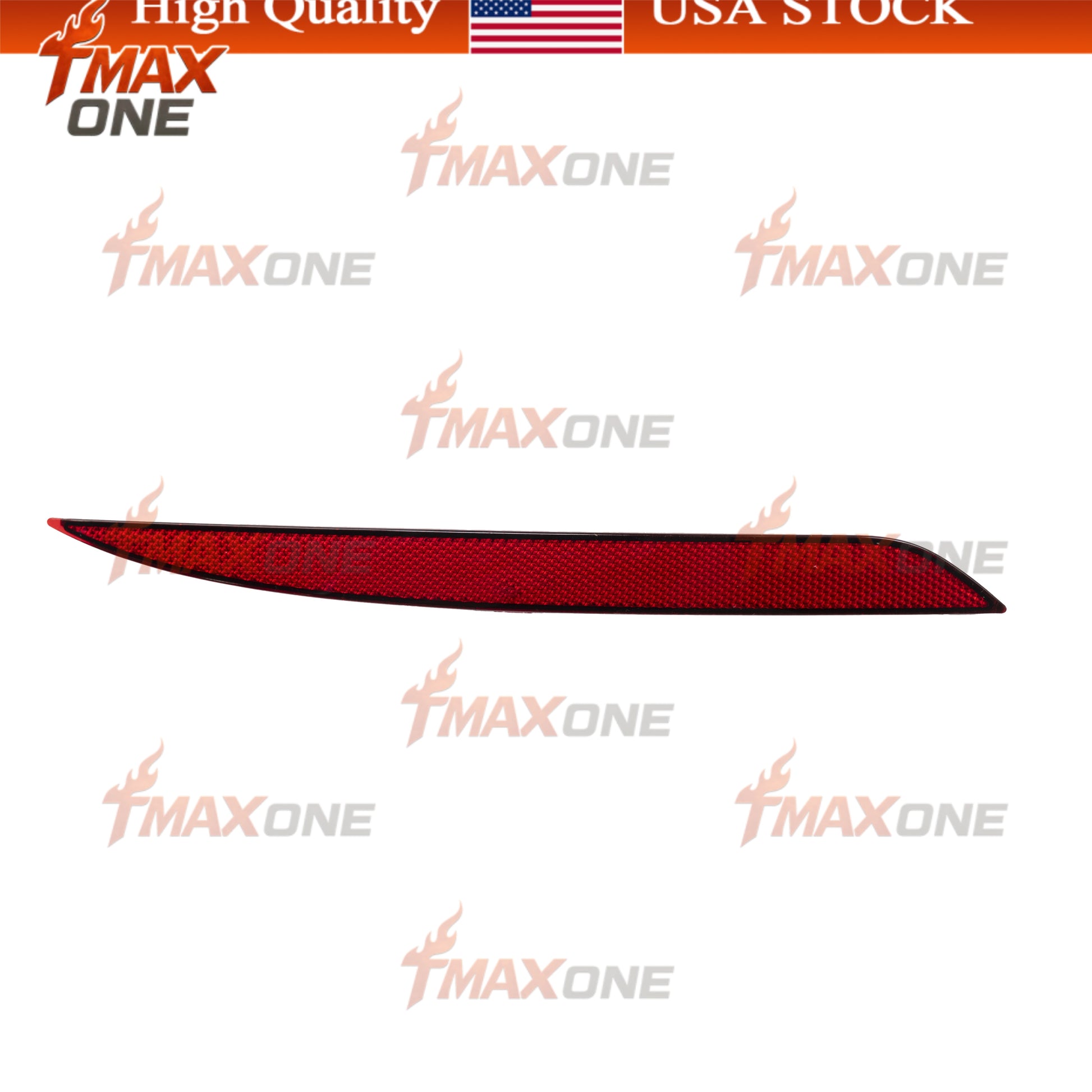 Tmaxone Rear Bumper Reflector Right Passenger Side for Tesla Model Y 2020-2024 1495818-00-C 1800035-00-A - Image 1