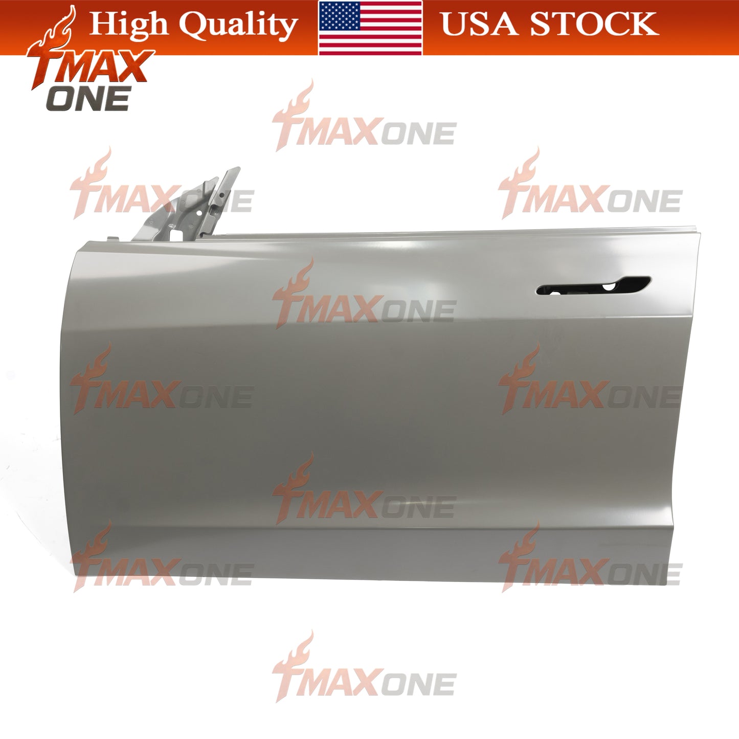 Tmaxone Front Left Driver Side Door UNPAINTED for Tesla Model 3 2017-2023 1081421-E0-C - Image 1
