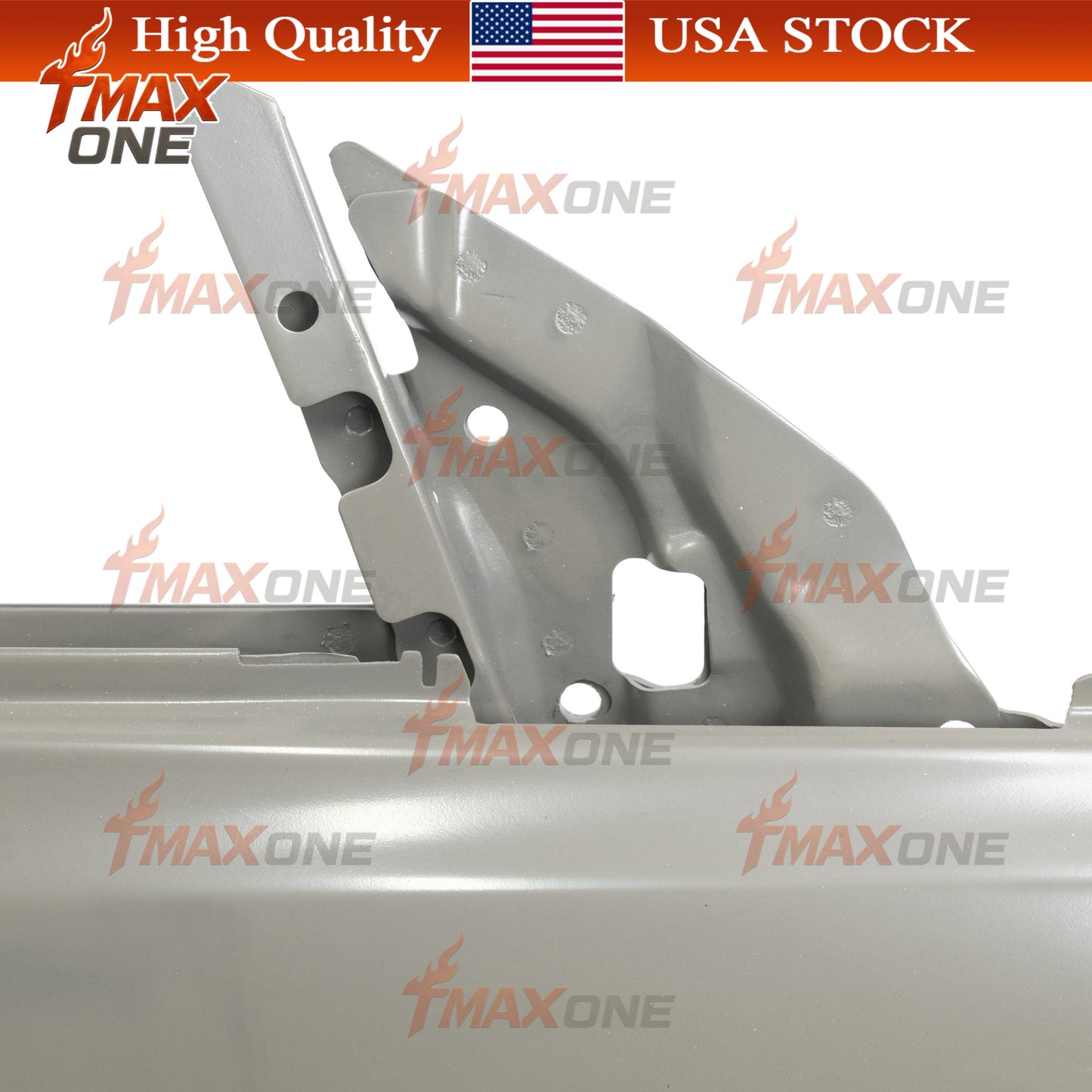 Tmaxone Front Right Passenger Side Door UNPAINTED for Tesla Model 3 2017-2023 1081420-E0-C - Image 3