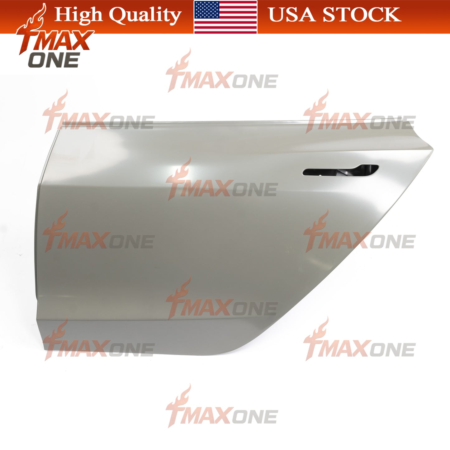 Tmaxone Rear Door Left Driver Side Unpainted for Tesla Model 3 2017-2023 1081441-E0-C - Image 1