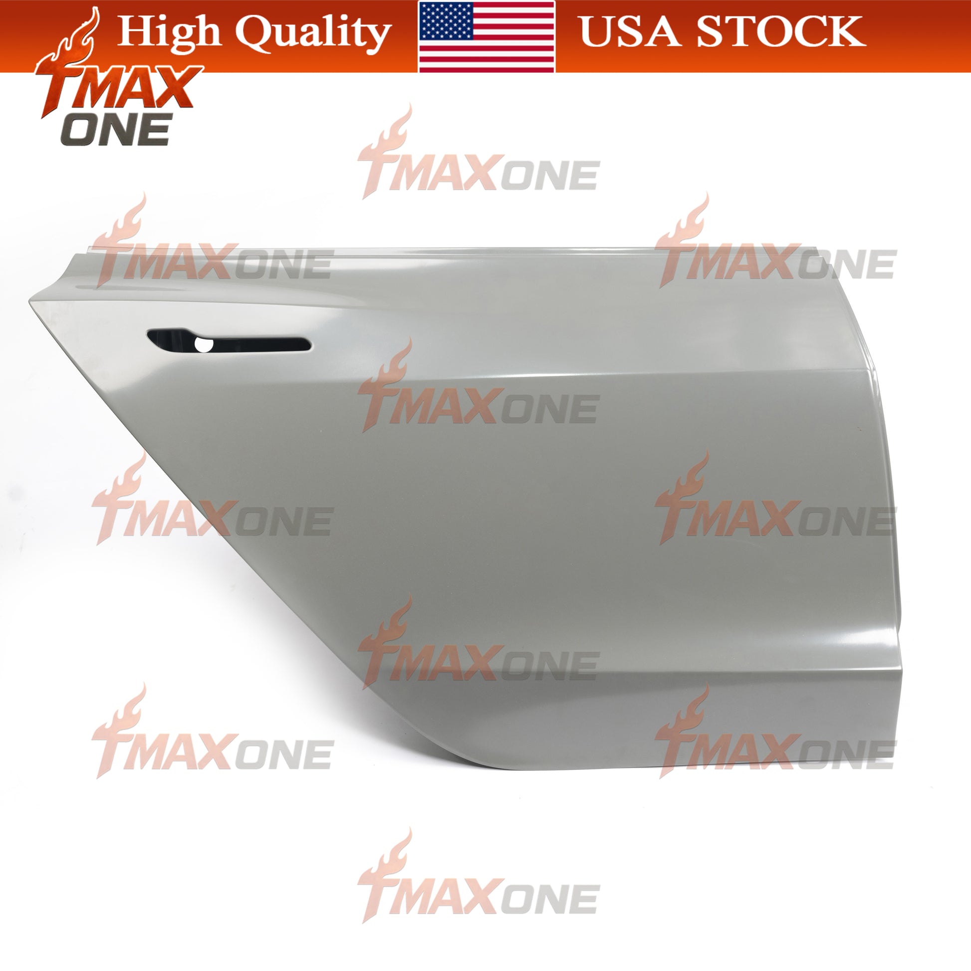 Tmaxone Rear Door Right Passenger Side Unpainted for Tesla Model 3 2017-2023 1081440-E0-C - Image 1