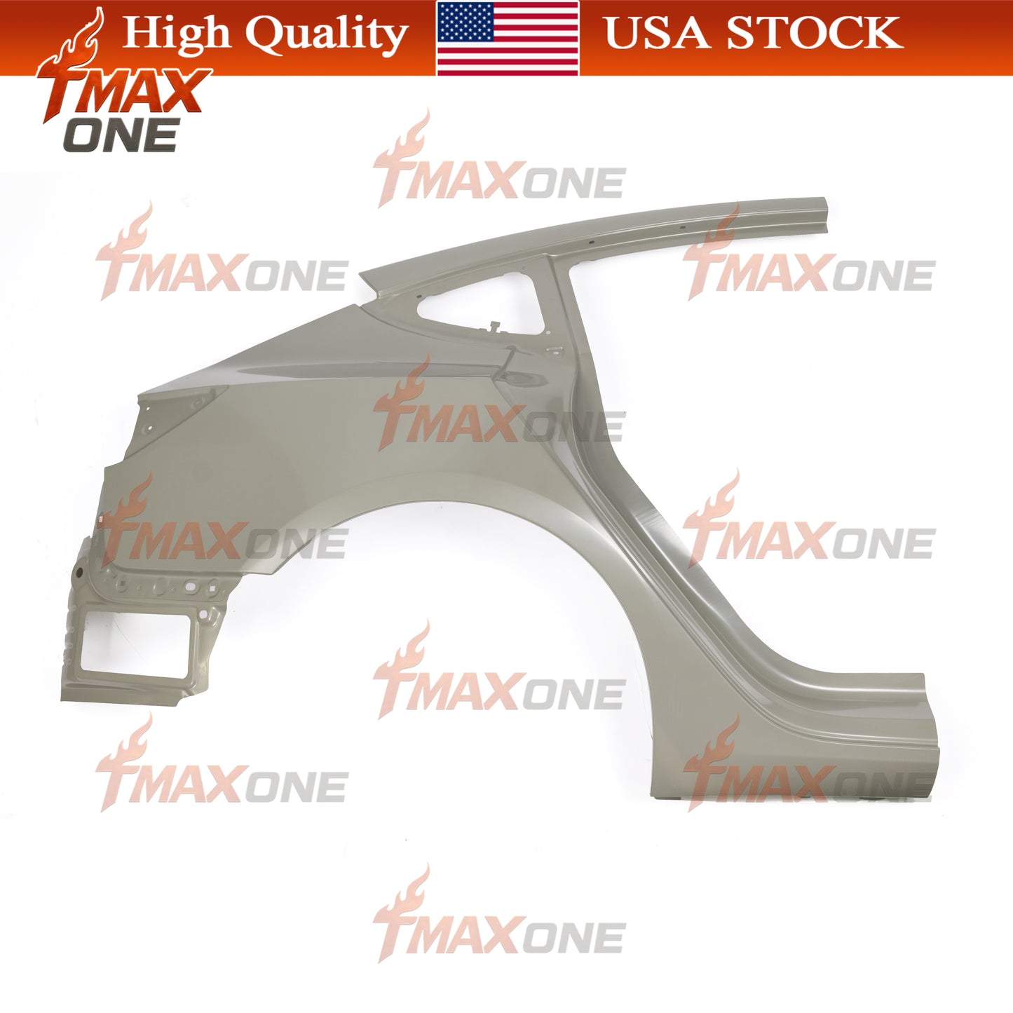 Tmaxone Rear Quarter Outer Panel Right Passenger Side for Tesla Model 3 2017-2023 1903545-S0-A - Image 1