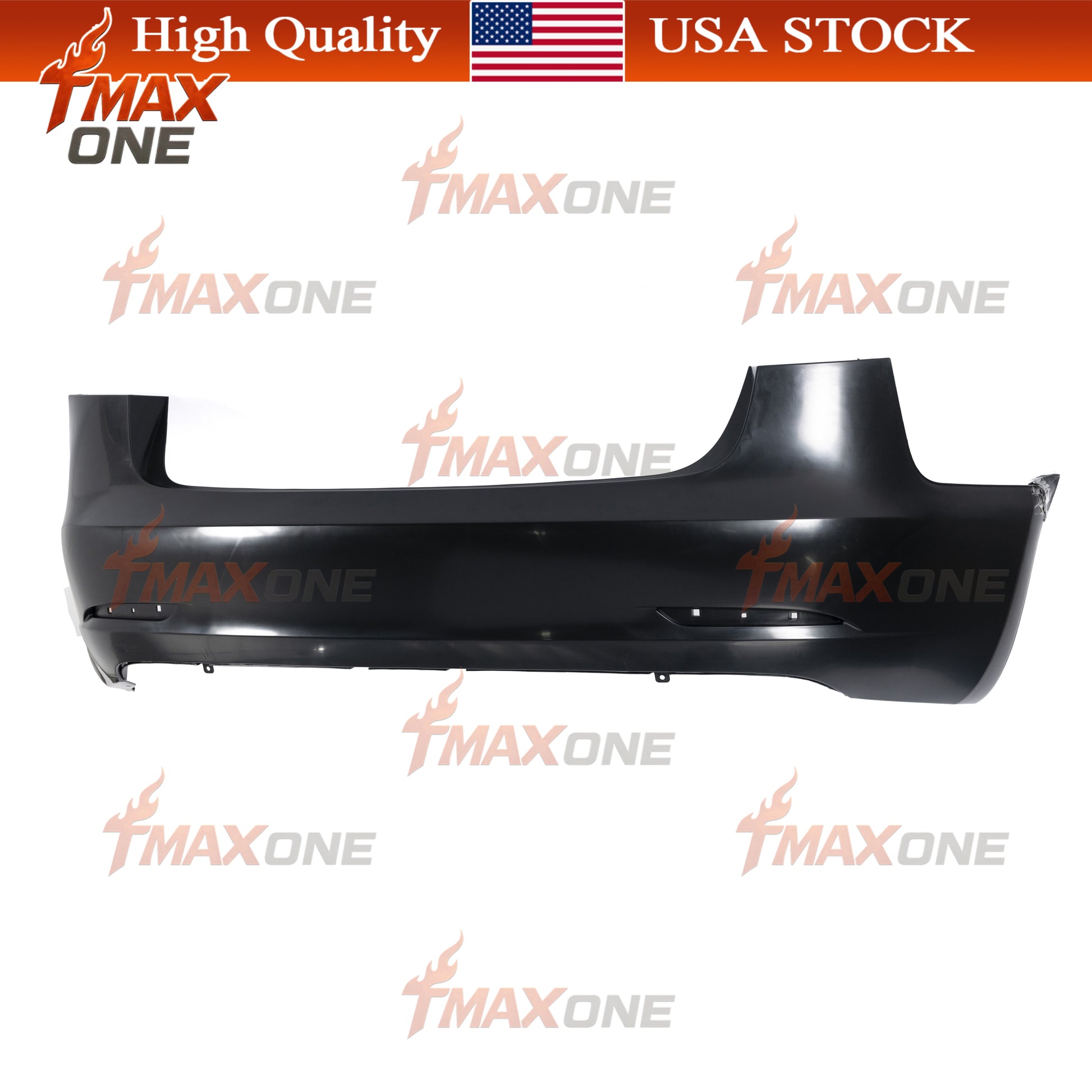 Tmaxone Rear Bumper Fascia Unpainted Without Parking Brackets for Tesla Model 3 2017-2023 1083983-S0-I - Image 2