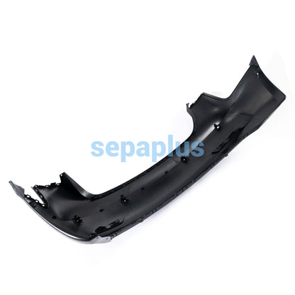Rear Bumper Fascia Unpainted with Parking Assist Brackets for Tesla Model 3 2017-2023 1916698-S0-A