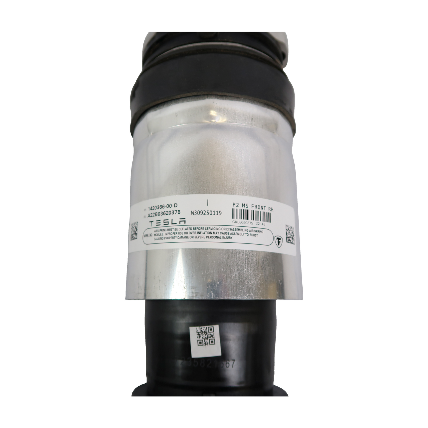 Opt OEM FRONT AIR SPRING MODULE RIGHT HAND for Model S